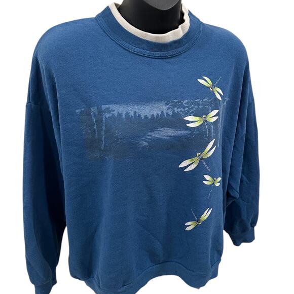 90s Blue Firefly Graphic Jumper - Picture 7 of 8